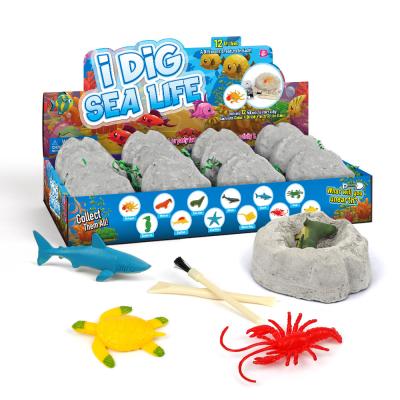 China Funny Diy Toy Amazon Hot Selling Benthos Kits Exploration Clay Creativity Eco Toys Educational Excavation For Kids for sale