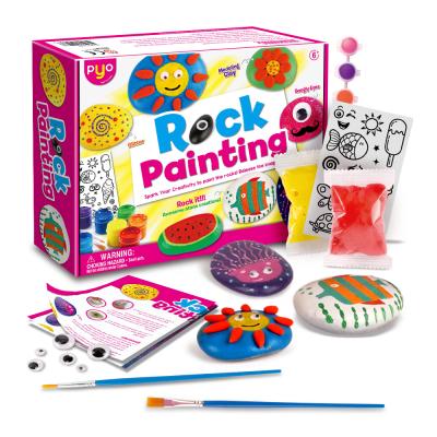 China Children's learing plays rock shinning bling painting toys with eyes props handmade educational toys for your picture for sale