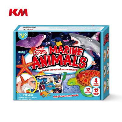 China Children's Learing Toys Hot Selling Toy Sea Animals Painting Kits Kids Arts and Crafts Set Kids Toys for sale