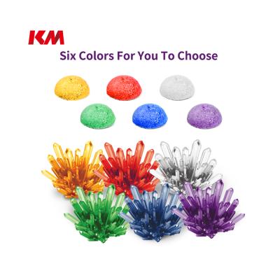 China OEM ODM Assorted 6 Color Crystals Customize Growing Logo Stem Science Experiment Kit DIY Crystal Science Kits Toy Crystal for sale