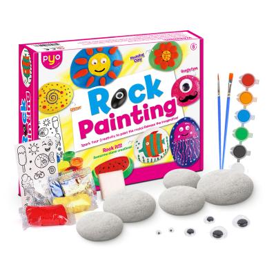 China Children's Learing Toys 2020 Amazon Hot Sale Creativity For Kids Hide And Seek Rock Painting Kit Arts And Crafts For Kids for sale