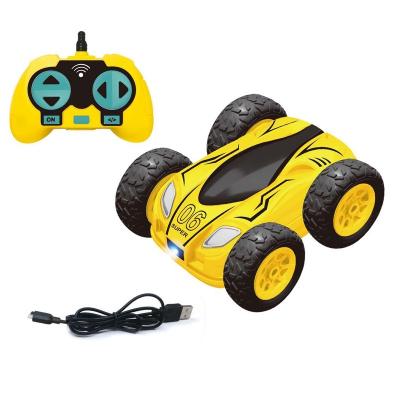 China RC Model Rechargeable High Speed ​​2.4Ghz Racing Car Remote Control Double Sided 360 Degree Rotating Rolling RC Stunt Car for sale