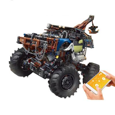 China RC Model Car Model Legoed Technic RC Truck APP 2.4Ghz Remote Control Stunt Climbing Cars for sale