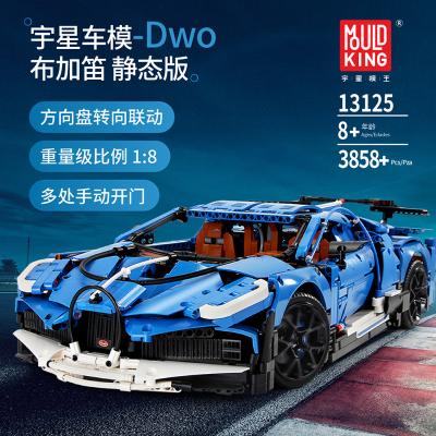 China Dwo Electronic Model Toy High Quality 1:8 Blocks Car Toys Educational Building Blocks Bricks Set 3858 PCS Technic Car for sale