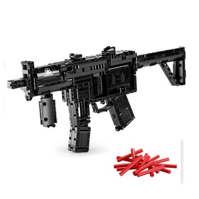 China Toy New Arrival High Quality 14001 King Benelli M4 Shotgun Kids Electronic Gun Toys Building Block Firearm Plastic Set for sale