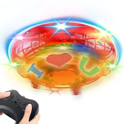 China New Mode 2021 Altitude Hold Altitude Hold 360 Rotation Remote Control Flight Ball Radio Control Toys Drone With Colorful Light Pattern for sale