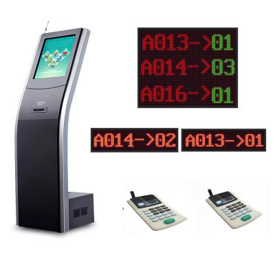 China Bank other service equipment wireless queue management calls display system token ticket dispenser queue system SX-QMS01 for sale