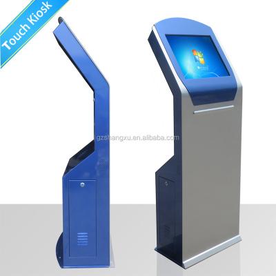 China 19 Inch Bank Floor Stand IR Touch Screen Self Information Inquiry Kiosk Queue Management Kiosk SX-QTK179 for sale