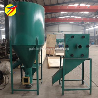 China Small Powder Animal Feed Grinder And Blender Chicken Feed Machine Mixer And Crusher Hammer Mill Crushers And Mixes Machine for sale