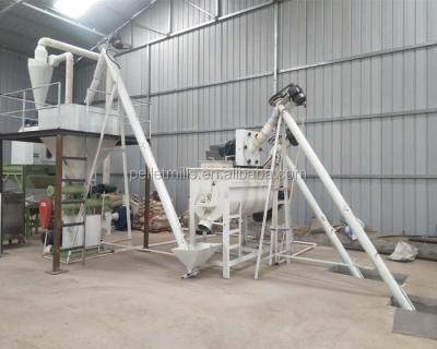 China Compact structure and high capacity 1 - 1.5 tons per hour Animal Poultry Feed Pellet Production Line, Pig Chicken Feed Processing Machine Plants for sale