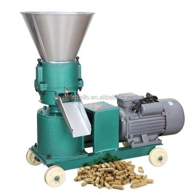 China Easy Operation Flat Die Animal Feed Pellet Mill Production Line Machinery Supply for sale