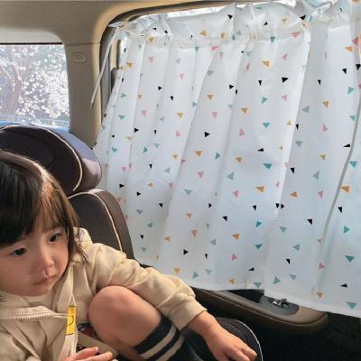 China Lovely Cartoon Baby Car Curtain Side Sun Shade Window Children Sun Protection UV Sun Protection for sale