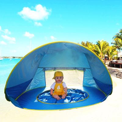 China UV-Resistant/Easy Install/Portable Sun UV Shelter Protect Kids Play Tent Pop Up Portable Baby Beach Tent Baby Beach Tent for sale