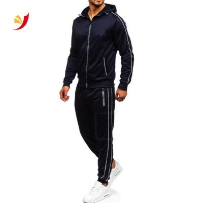 China OEM Wholesale High Quality Breathable Cotton Gym Fitness Hoodies Running Sports Sweatsuit Tracksuits Set For Muscle Man for sale