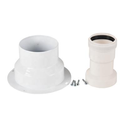 China Condensing Condensing Base Flange Vertical Coaxial Vertical Pipe Adapter Condensing Base for Gas Stove 60/100mm for sale