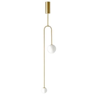 China Modern nordic style hang light restaurant living room furniture chandeliers glass gold luz led light from china art design for sale