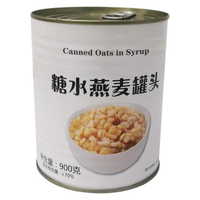 China Wholesale Price 900g Box Canned High Quality Foods Canned Oats In Syrup for sale