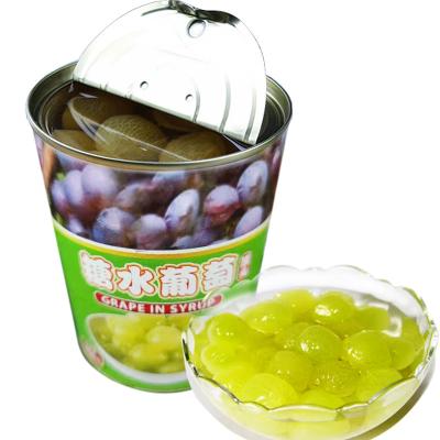 China Canned canned fruit fresh grapes peeled grapes in syrup canned grapes in syrup for sale