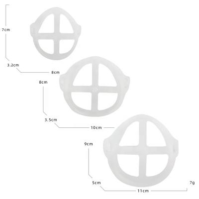 China Fixed Support Wholesales 3D Face Masking Support Inner Frame Masked Bracket Breathe Reusable Washable for sale