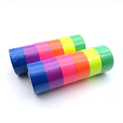 China 6pcs/Set Blacklight Strip UV Neon Material Strong Stick Old Freon Proof Reflect Strip For Stage Decoration for sale