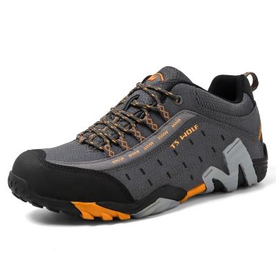 China New Amazon Shoes Rubber Waterproof Hiking Mountaineering Shoes Outdoor Hiking Boots Trekking Sports Sneakers Men Hiking Hunting for sale