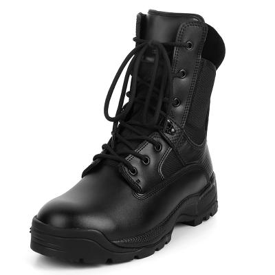 China Fashion \ Goods Sale Boots Army Tactical Shoes Comfortable \ Durable Warm Black Waterproof Leather Safety Boots For Men for sale