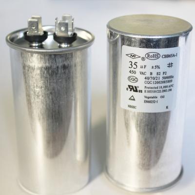 China CBB65A CBB65A-1 20uf 450vac Motor Table Fan Capacitor for sale