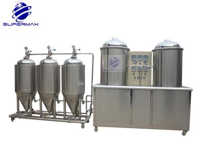 China Brewery factory bar/bar/home/restaurant/hotel/commecial/micro making beer equipment for minimum craft beer brewery for sale