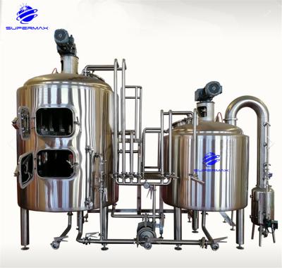 China food & Beverage Plant Small Model 500l Brew Turnkey System Brewery Equipment Beer Brewing Plant For Bar for sale