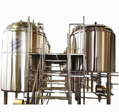 China Restaurant Stainless Steel Beer Brewery Equipment / Micro Beer Brewing Factory for sale