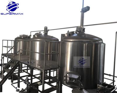 China Micro Restaurant Distillery Brewery / Turnkey Beer Brewing System for sale