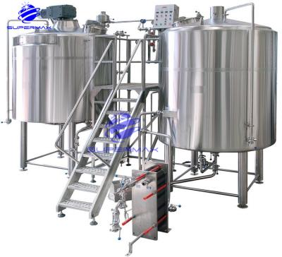 China Bar/bar/home/restaurant/hotel/commecial/brewing plant 800l beer brewing production line craft beer brewhouse equipment for sale