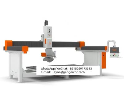 Cina Garment Shop Benchtop Polishing Blade Saw Granite 5 Axis GQ-3220D Bridge Cutter 5 Axis Stone Bridge Saw Cut Saw 100% Production Capacity in vendita