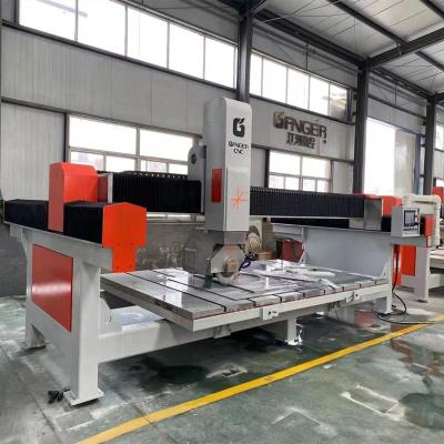 China Dekton GQ-3220B stone cutting machine for Euroquartz callacatta bridge saw cutting machine blade miter cutting for dekton granite for sale