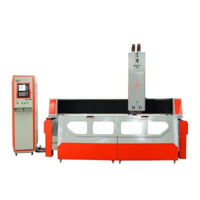 China Have marble and granite stone slabs cut edge CNC polishing machine GSY-3015B for countertops for sale