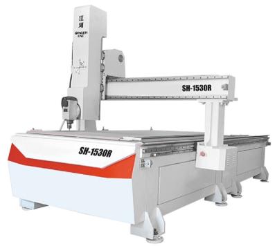 中国 Building Material Stores New Listing High Quality Vertical Cutting Lime Wood CNC Router 4 Axis For Processing Bar Counters 販売のため