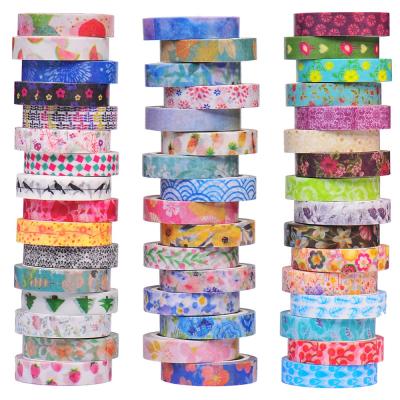 China 2021 Waterproof New Design Wrapping Tape With Design Printed Beautiful Glitter Organizer Washi Tape for sale