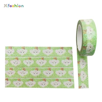 China Wholesale Custom Printed Waterproof Washi Tape Glitter Washi Tape for sale