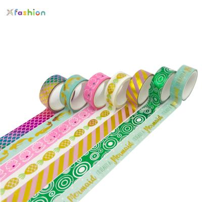 China 2021 China Factory Customized Waterproof China Factory Customized Fast Delivery Printed Gold Foil Washi Masking Tape Low MOQ for sale