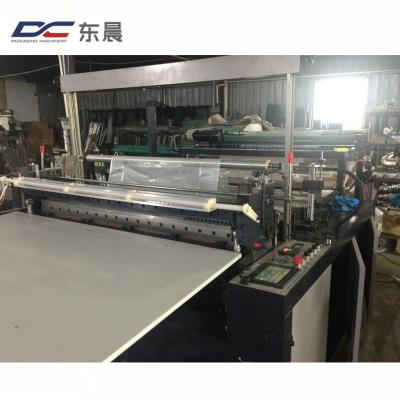 China Hotels PE Plastic Film Hot Sealing Cold Cutting Machine With Four Hole Puncher, Plastic Bag Making Machine for sale