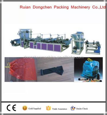 China Plastic Sliver-Thru Continuous-Rolled AUTO Biodegradable Plastic Bag Making Machine for sale