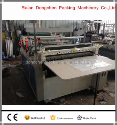 China Automated plastic clothes cover bag making machine, drying-cloth cover making machine for sale