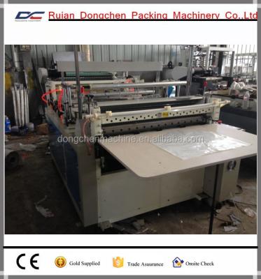 China Factory DC 800 PE BOPP OPP Side Sealing Plastic Clothes Cover Bag Making Machine for sale