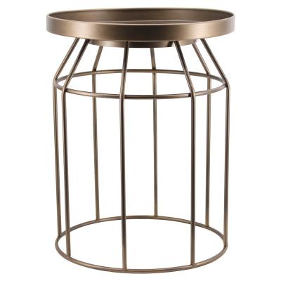 China Casual Living Room Open Shelf Metal Storage Legs Sofa Table Modern Design Home Furniture Round Metal Coffee Table for sale