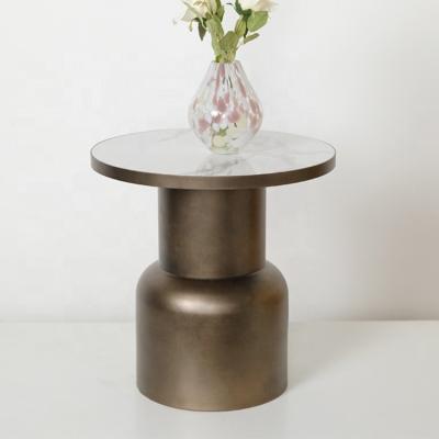 China Modern Hot Home Legs Sofa Table Round Coffee Table Industrial Metal Furniture Modern Design Living Room Sale for sale