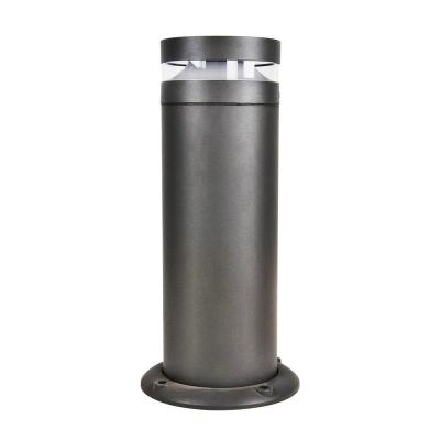 China Hotel round shape die casting aluminum body with ip65 waterproof uv resistant powder high quality made in china led bollard light for sale