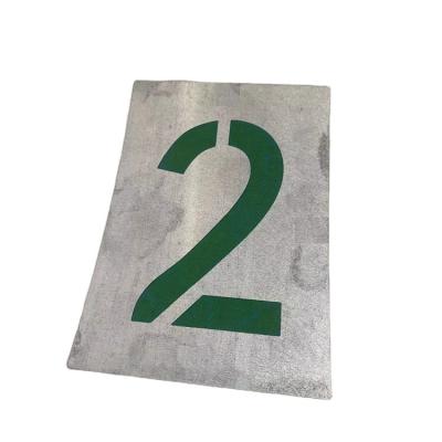 China Stencil factory supply stainless steel letter number stencil symbol symbol stencil painting set for sale