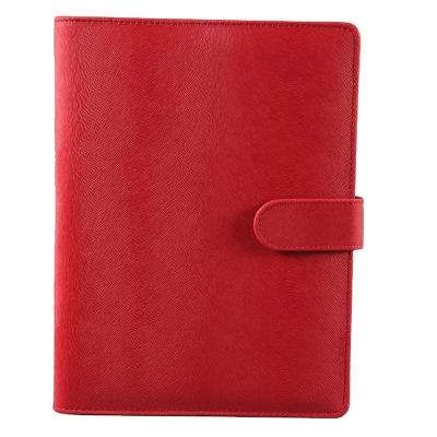 China Wholesale Custom Durable Hard Cover PU Leather Loose Leaf Diary Book Leather Notebook, Office Leather Bound Notebook for Gift for sale