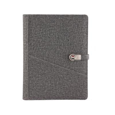 China Durable Business File Planner Diary Notebook With Power Bank And USB Flash Drive for sale