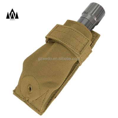 China Military Tactical Molle System Molle System Flashlight Pocket Flashlight Holster Holder For Tactical Torch for sale